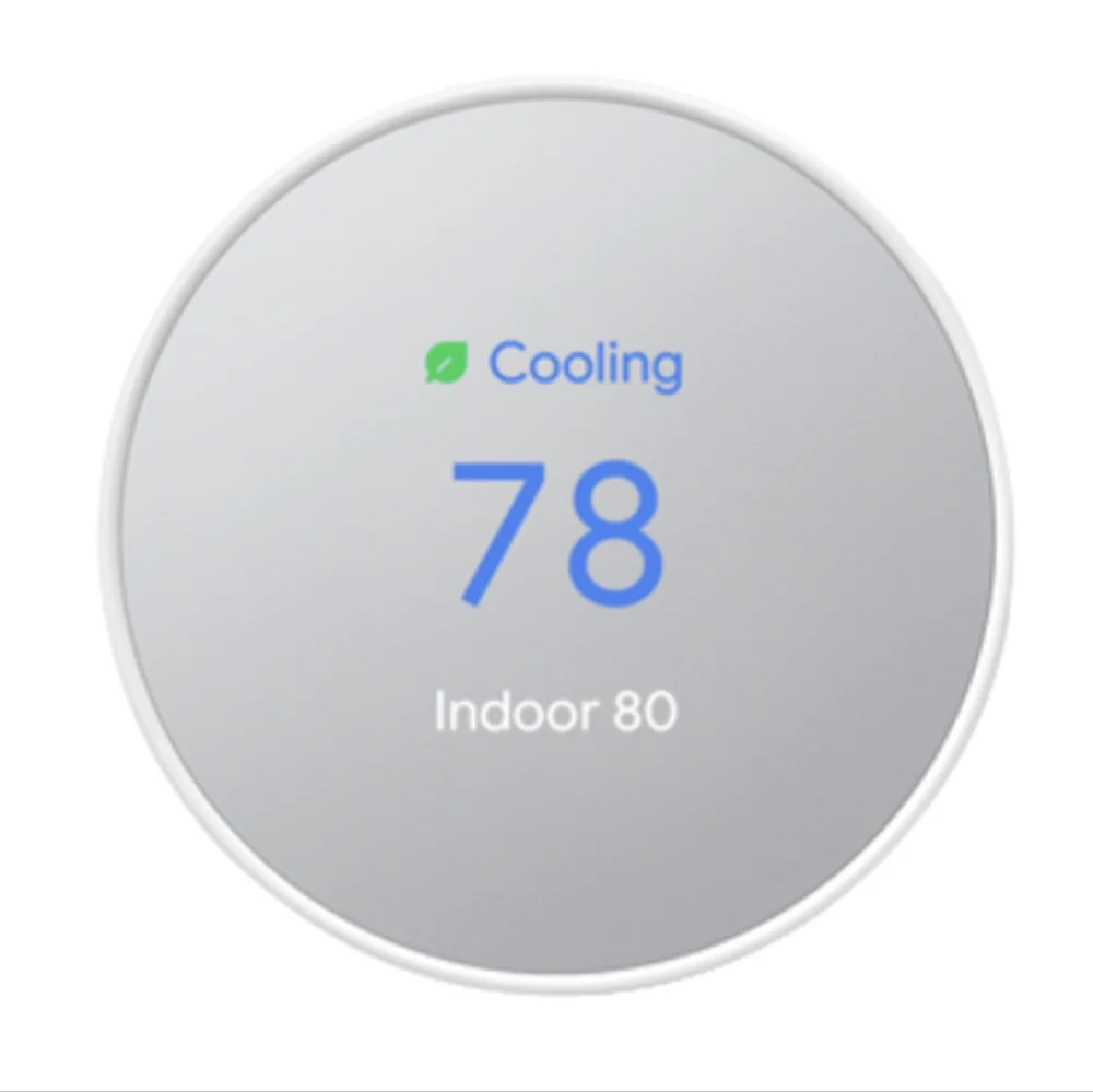 Google Nest Programmable Smart Thermostat – Snow – New & Sealed